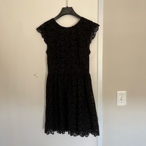 Aritzia black lace dress